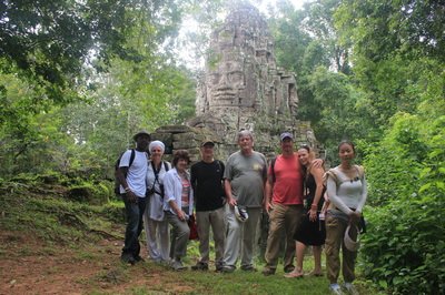 Garth Harvey on location with Dr Ed Barnhardt